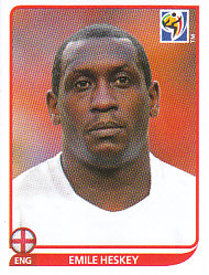 Emile Heskey England samolepka Panini World Cup 2010 #197